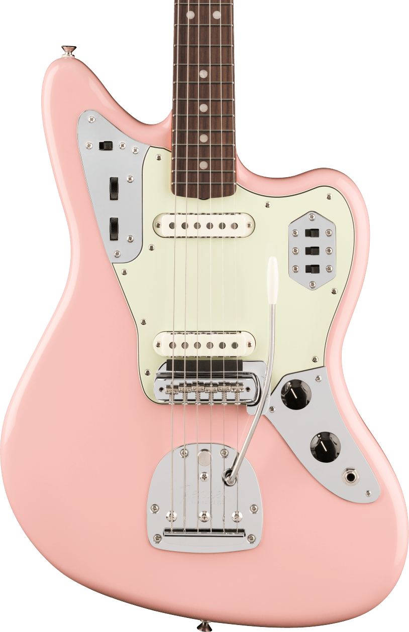 【KT】Fender Mexico Jaguar Shell Pink Fender Vintera III Mid '60s Jaguar Electric Guitar in Shell Pink